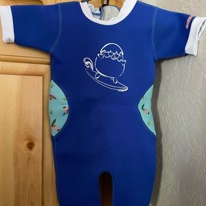Insulated baby wetsuit